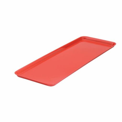 Melamine Platter Rectangular Large 500 x 180mm Red